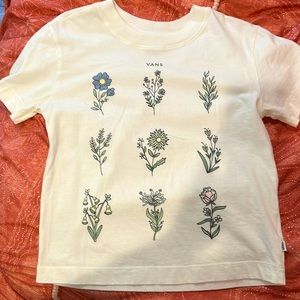 Vans flower shirt